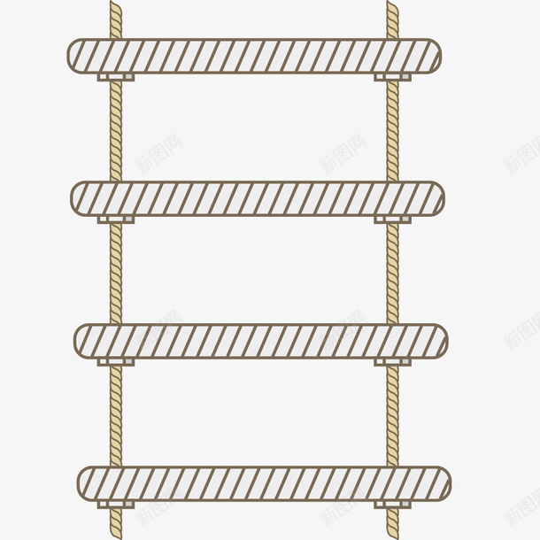 白色线条梯子png免抠素材_88icon https://88icon.com PNG图形 PNG装饰 卡通 梯子 线条 装饰