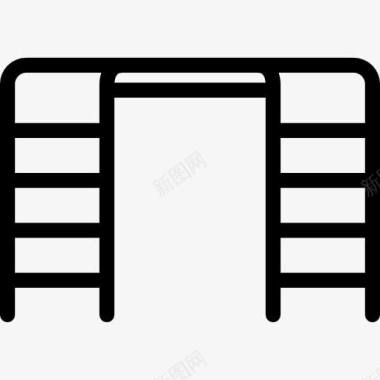 公园牌儿童活动图标图标