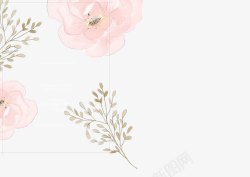 手绘玫瑰花素材