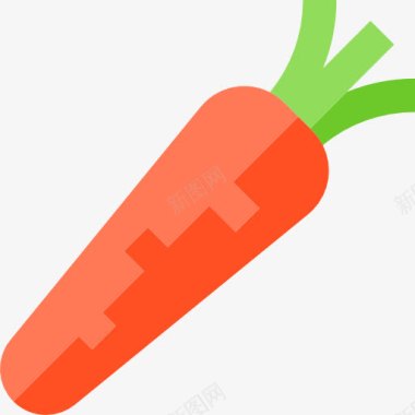 萝卜苗矢量图Carrot图标图标