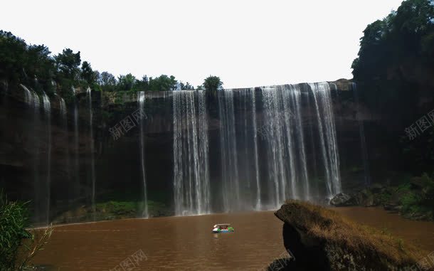 重庆万州大瀑布六psd免抠素材_88icon https://88icon.com 名胜古迹 旅游风景 著名建筑