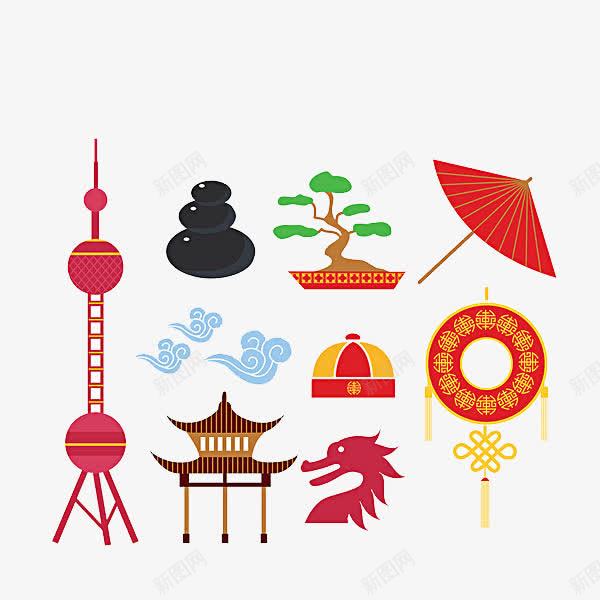 卡通中国风标志png免抠素材_88icon https://88icon.com 中国风 标志性图案 龙 龙图案 龙标志 龙纹 龙行天下