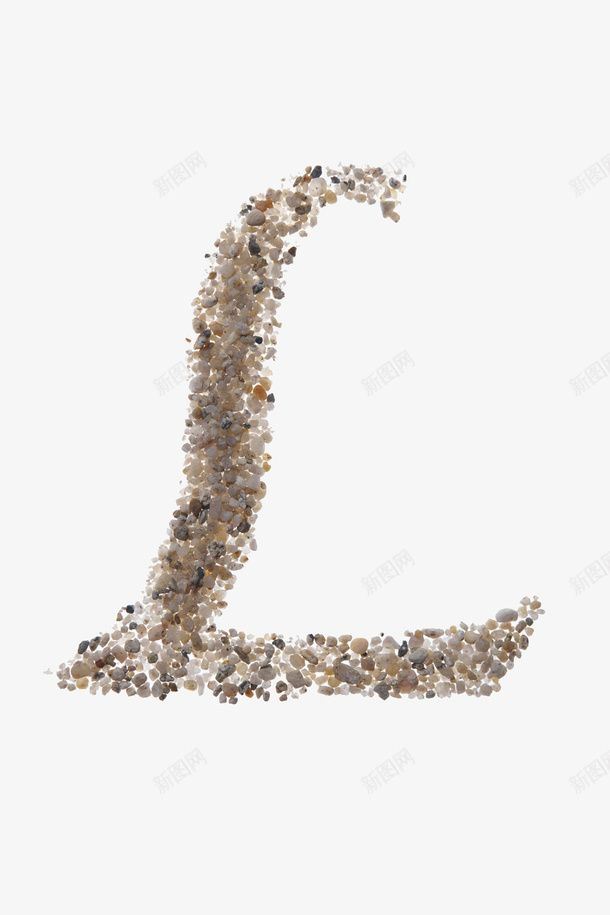 砂砾摆放的字母png免抠素材_88icon https://88icon.com 字母l 字母形状 摆放 摆放形状 沙子 砂砾