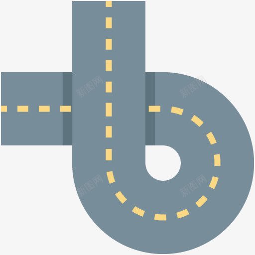 环路简图png免抠素材_88icon https://88icon.com 分界线 卡通 手绘 灰色 环路 简图 虚线 黄色
