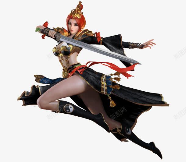 红发执剑美女古风手绘海报背景png免抠素材_88icon https://88icon.com 古风 手绘 执剑 海报 美女 背景