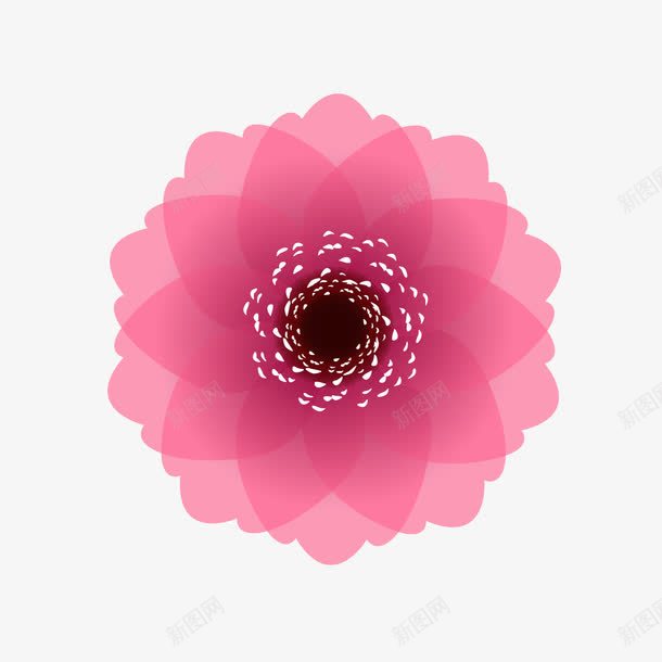 粉红色抽象花png免抠素材_88icon https://88icon.com 抽象 粉红色 花 花朵 鲜花
