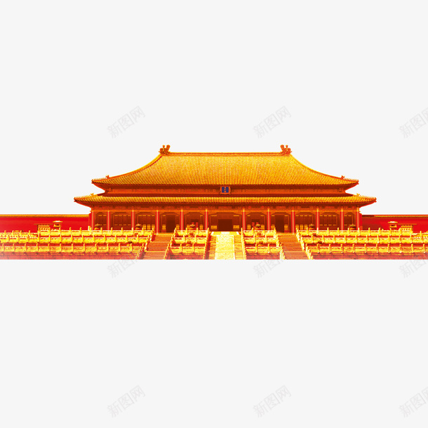 金色故宫装饰图案png免抠素材_88icon https://88icon.com 图案 故宫 装饰 设计 金色