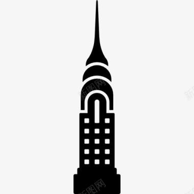 纽约著名的建筑图标图标