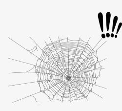 卡通蜘蛛网矢量图素材