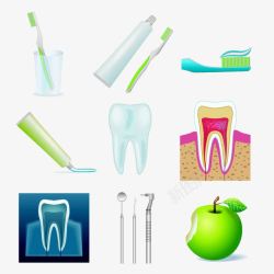 牙齿医疗主题素材