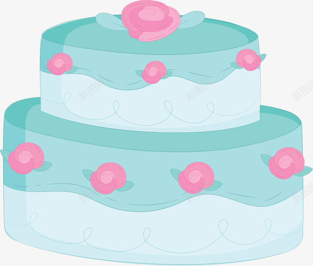 粉色花朵绿色蛋糕矢量图ai免抠素材_88icon https://88icon.com 婚礼蛋糕 矢量png 绿色蛋糕 美味蛋糕 蛋糕 裱花蛋糕 矢量图