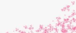 中国风粉色花朵背景素材