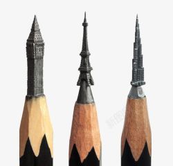 纤芯创意铅笔头高清图片