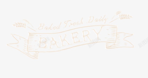 烘焙BAKERY彩带装饰图案png免抠素材_88icon https://88icon.com BAKERY 免抠PNG 彩带 烘焙 装饰图案