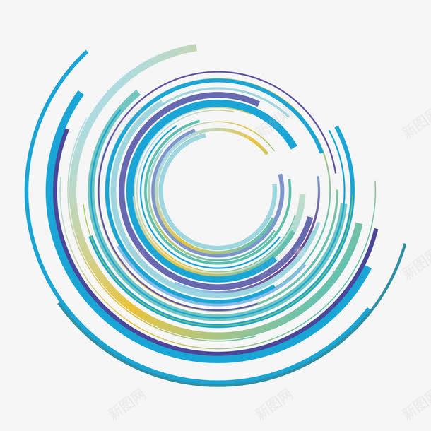 绿色彩色圆形时尚科技背景png免抠素材_88icon https://88icon.com 圆形背景 彩色圆形背景 时尚科技背景