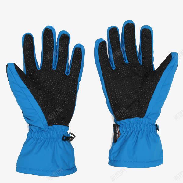 天蓝色防滑保暖手套png免抠素材_88icon https://88icon.com 保暖 保暖手套 天蓝色 手套