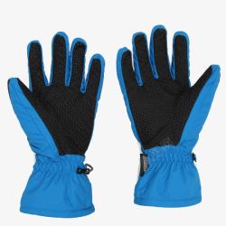 天蓝色防滑保暖手套素材