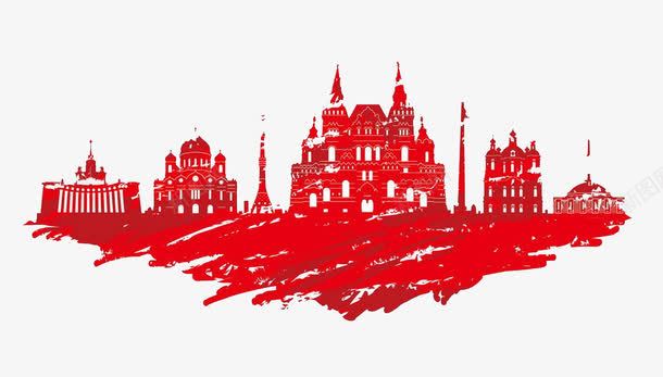 墨西哥红色剪影png免抠素材_88icon https://88icon.com 剪影 城市 墨西哥 建筑 红色 风景
