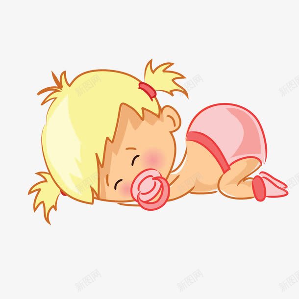 趴着睡觉的小孩png免抠素材_88icon https://88icon.com 卡通 小女孩 趴着的小孩