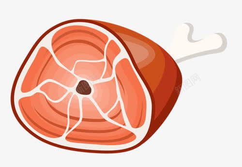 猪肉火腿png免抠素材_88icon https://88icon.com 火腿 金华火腿 食材