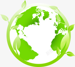 创意环保绿色地球素材