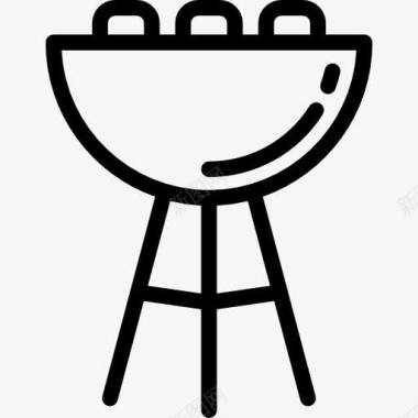 烧烤Barbecue图标图标