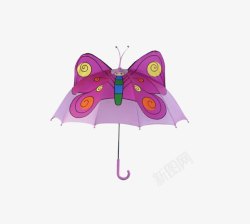 紫色遮阳伞儿童遮阳伞效果高清图片