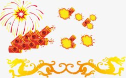 鞭炮大年初一素材