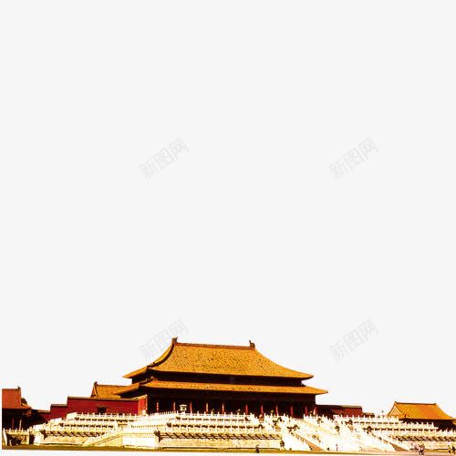 故宫远景图png免抠素材_88icon https://88icon.com 全景 故宫 远 远景