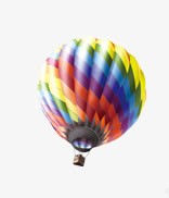 彩色热气球素材