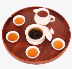 托盘上的茶素材