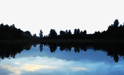 新西兰马瑟森湖著名景点马瑟森湖高清图片