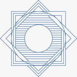 简约几何纹理边框纹理矢量图素材