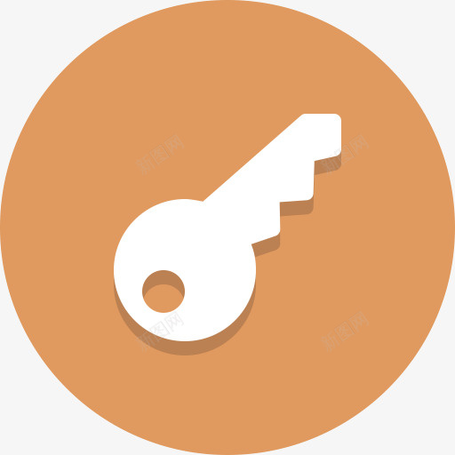 关键安全圆形图标png免抠素材_88icon https://88icon.com Key security 关键 安全