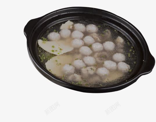 一锅丸子汤png免抠素材_88icon https://88icon.com 丸子汤 汤 美食 食物