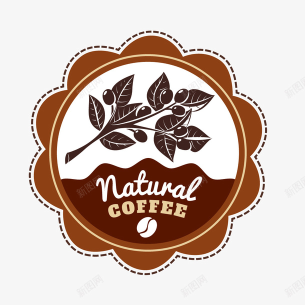 咖啡标签植物复古矢量图ai免抠素材_88icon https://88icon.com 咖啡 咖啡豆 复古 复古咖啡 标签 植物 矢量图