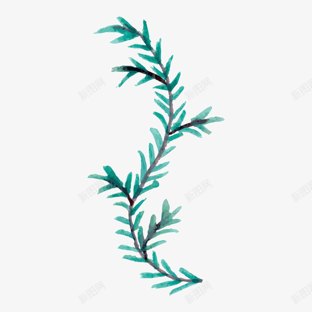 中国风水墨叶子手绘矢量图ai免抠素材_88icon https://88icon.com 中国风 中国风叶子手绘 中国风手绘 水墨叶子绘画 矢量图