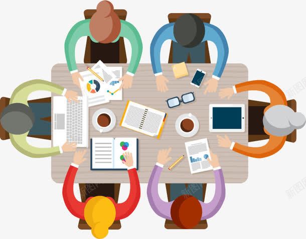 商务会议俯视图矢量图ai免抠素材_88icon https://88icon.com 人物 人物顶视图 会议 俯视图 商务 矢量图 鸟瞰人