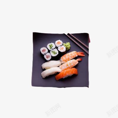 香辣鸡肉虾仁寿司png免抠素材_88icon https://88icon.com 寿司 白色 虾仁 鸡肉