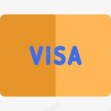 借记卡签证图标图标