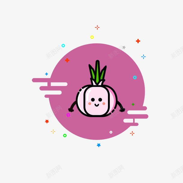 发芽的蒜头png免抠素材_88icon https://88icon.com 大蒜 蒜头 装饰 调味品 食物