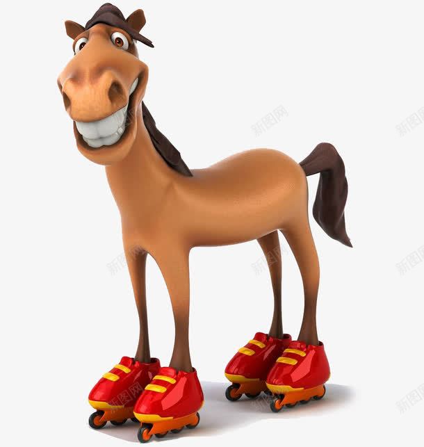 卡通小马png免抠素材_88icon https://88icon.com 动物 卡通画 小马 矢量装饰 装饰