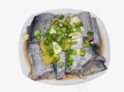 盘子里的食物家常菜带鱼素材