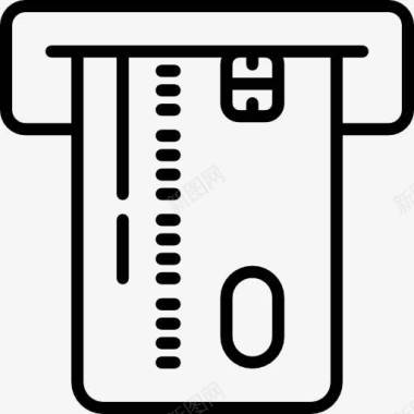 高额信用卡信用卡接收图标图标