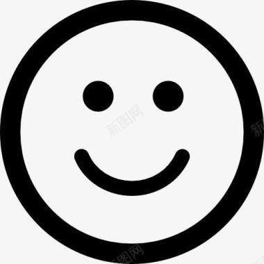符号微笑的表情的方脸图标图标