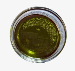 玻璃碗里的橄榄油素材