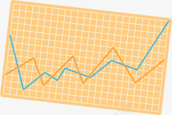 线条卡通报表矢量图素材