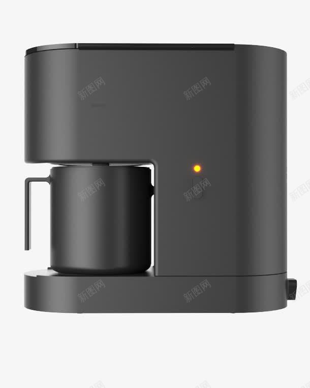 黑色大气咖啡机png免抠素材_88icon https://88icon.com 咖啡机 大气 质感 黑色