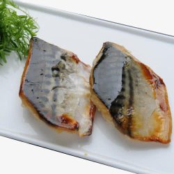 碳烤银鳕鱼素材