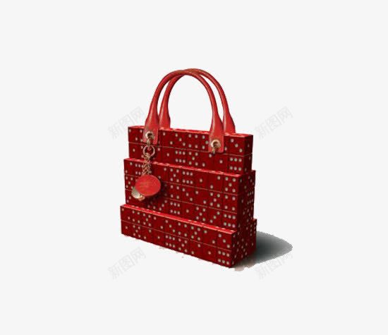 红色牌堆积成的包包png免抠素材_88icon https://88icon.com 创意 牌九 皮包 红色 赌博